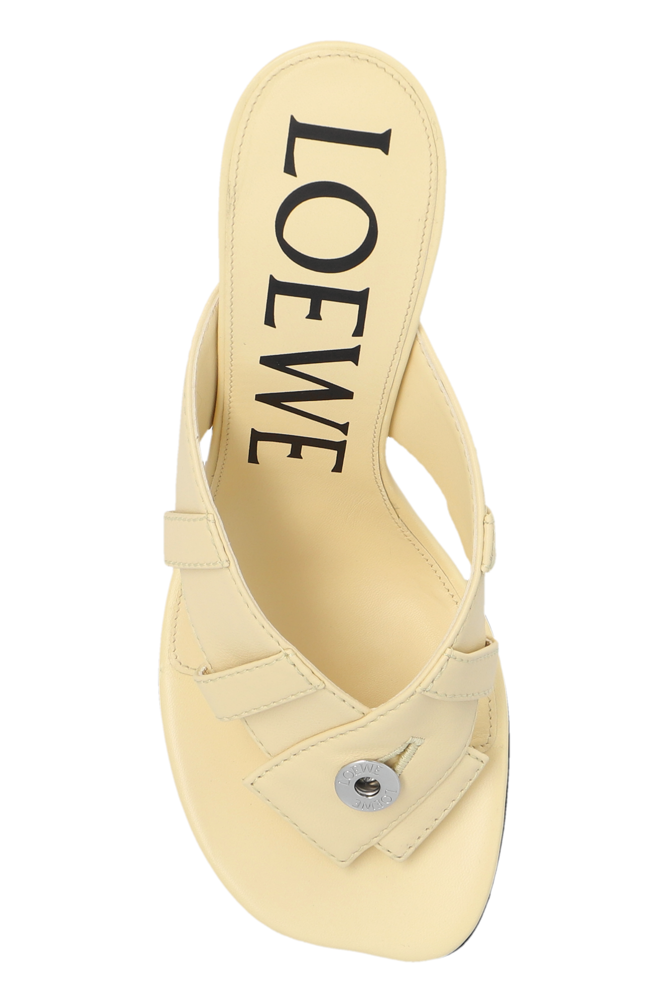 Loewe WOMEN SANDALS FLAT SANDALS - Cream Heeled Sandals 'Toy